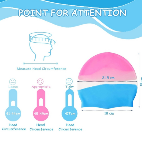 Gorro De Silicona Hydro Natación Para Adultos En Piscina