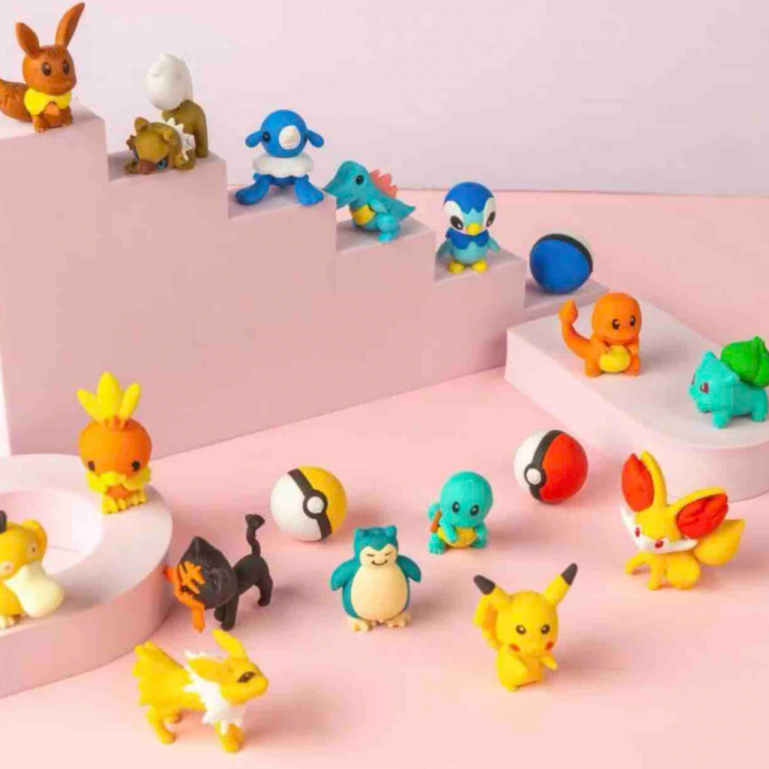 Pack De 4 Gomas De Borrar Pikachu