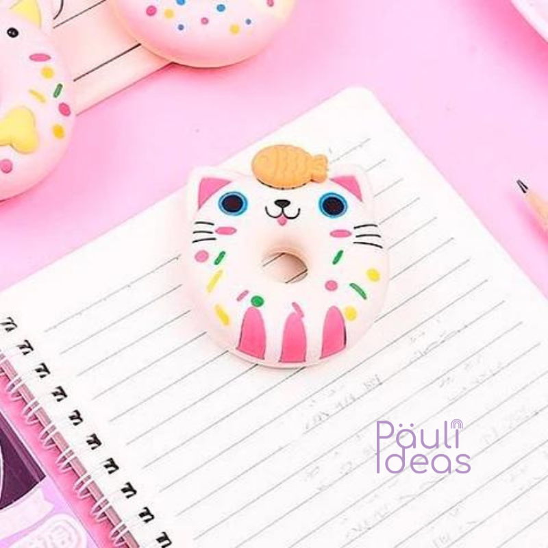 Goma De Borrar Tamaño Jumbo Kawaii Diseños De Donas