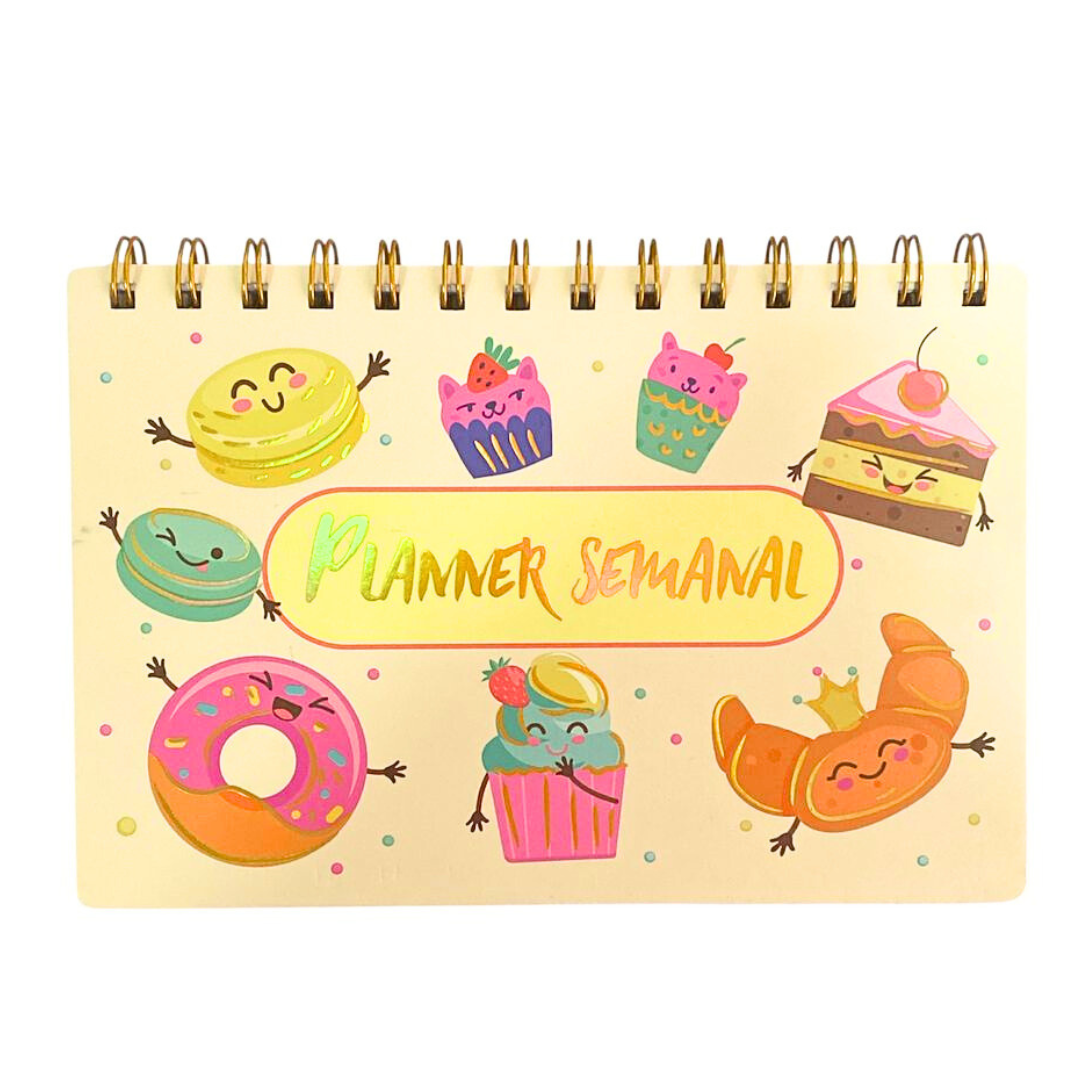 Planner Semanal Diseños Kawaii