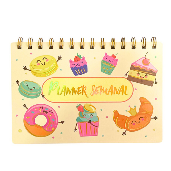 Planner Semanal Diseños Kawaii