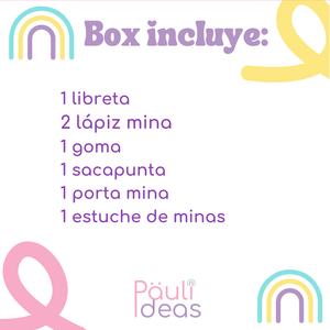 Kit Escolar Papelería Kawaii Kuromi , My Melody Y Cinnamon