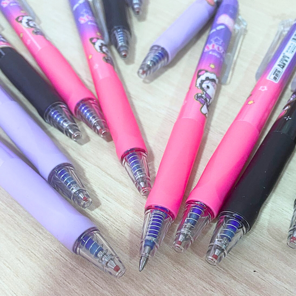 Pack 12 Lápices Tinta Gel 100% Borrable Diseño Kawaii