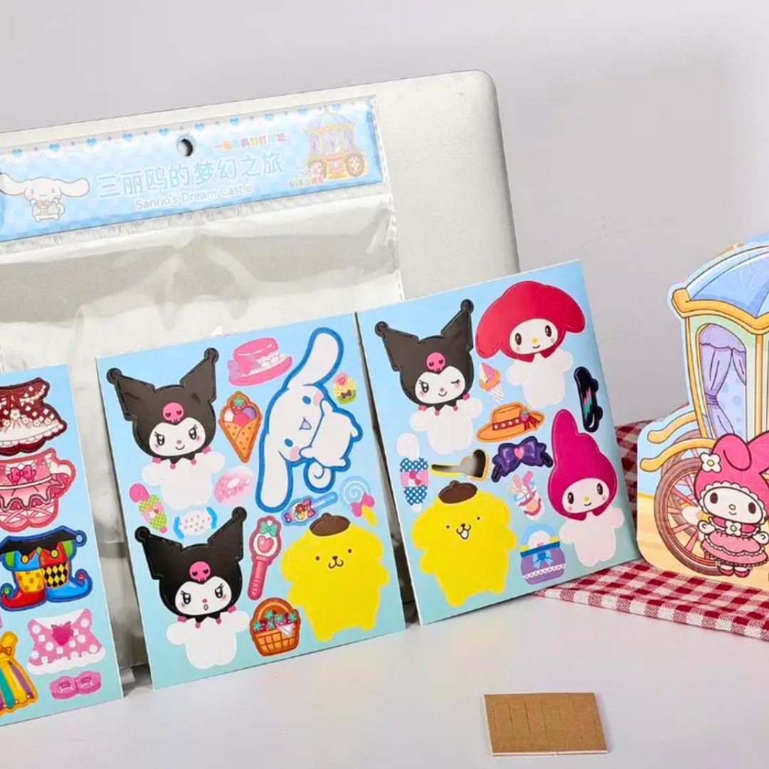 Set de Stickers y Accesorios De sanrio