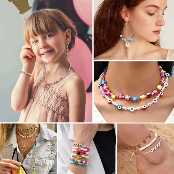 Kit Maleta Para Hacer Pulseras Y Collares Manualidades Niñas