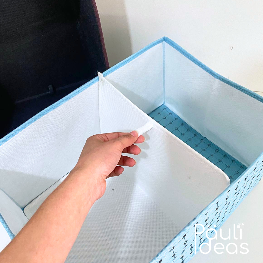 Caja Organizadora De Tela Para Ropa 40x28x20 Cm