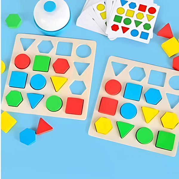 Juguete Didáctico De Figuras Geométricas - Juego Educativo