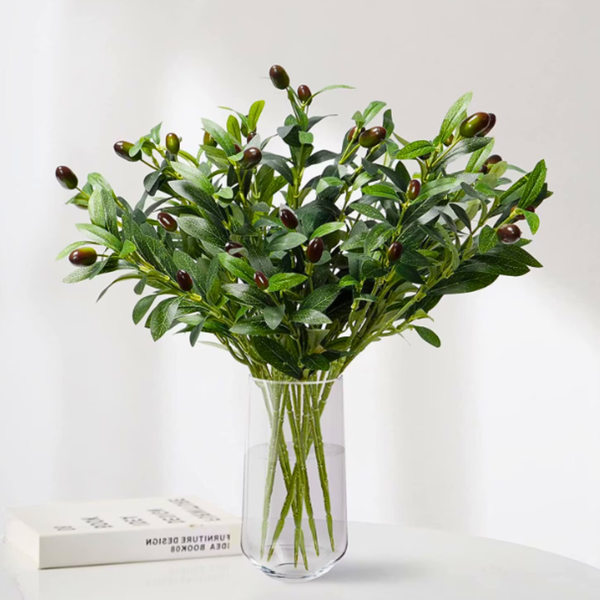 Rama De Olivo Planta Artificial Para Decoración