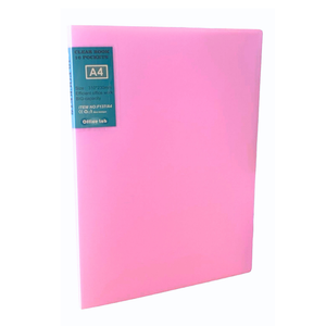 Carpeta Archivadora Color Pastel 10 Fundas Transparentes A4