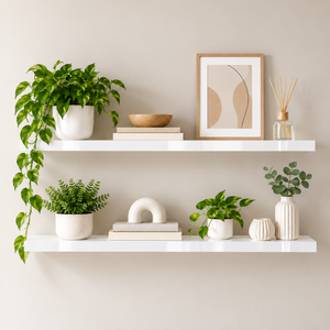 Repisa Flotante De Pared MDF 70 Cm Estante Decorativo