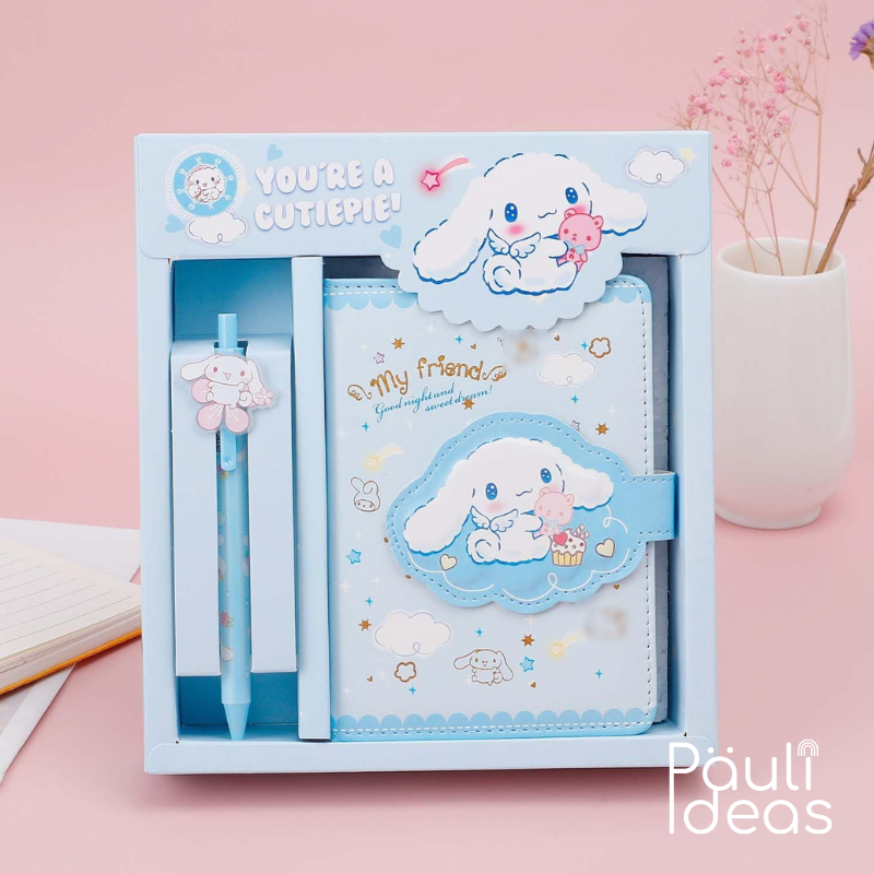 Agenda o Diario de Vida Cinnamoroll con Lápiz