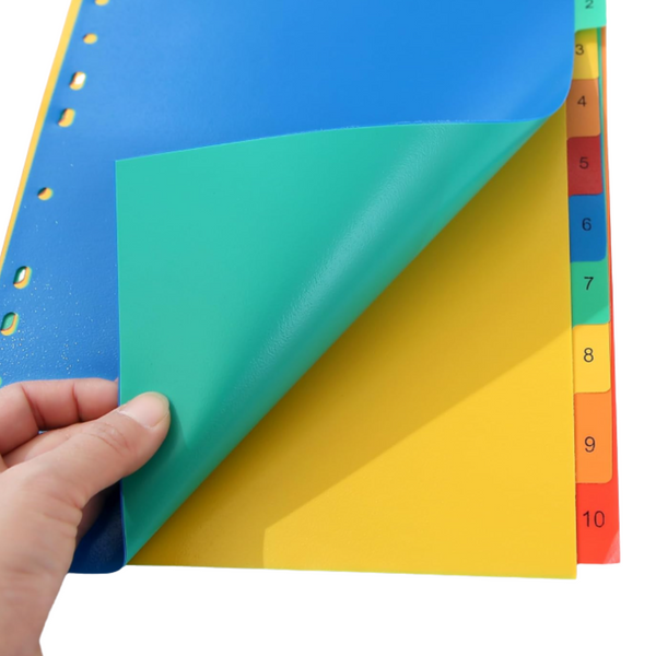 Divisores Para Carpetas Tamaño A4 Separadores De Documentos