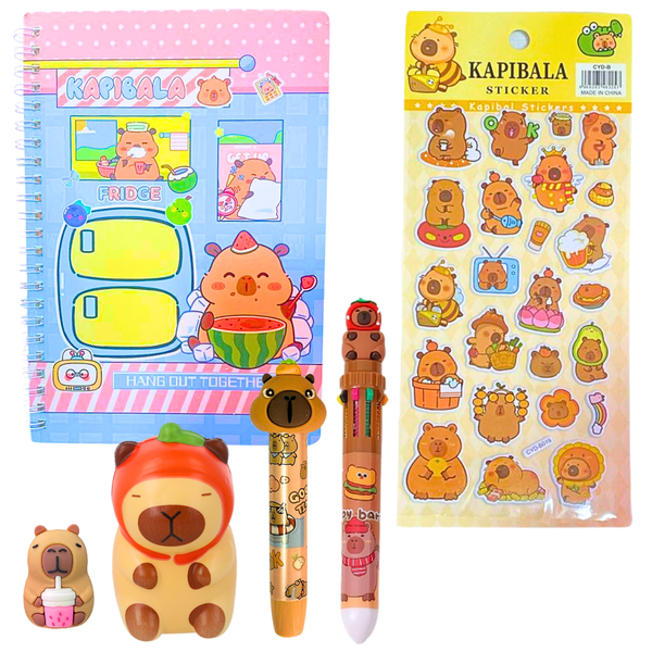 Papelería Capibara Box Medium Capybara Kawaii
