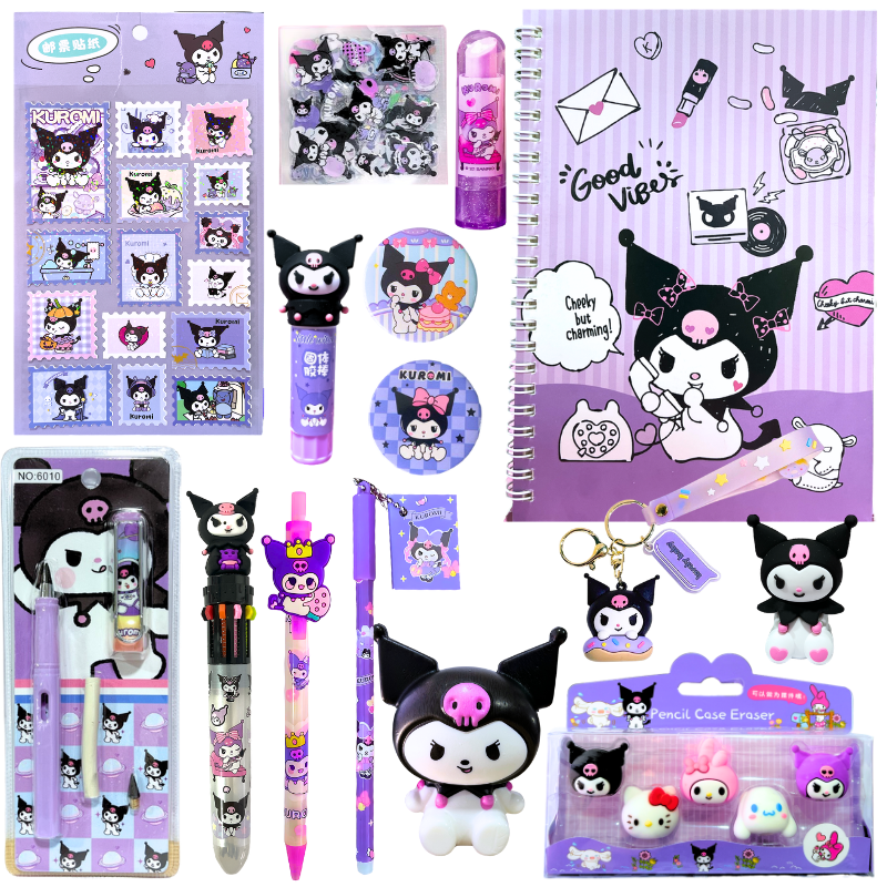 Box Regalo Papelería Kawaii Kuromi