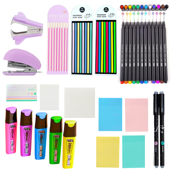 Box Papelería Universitaria Kit De Regreso A Clases