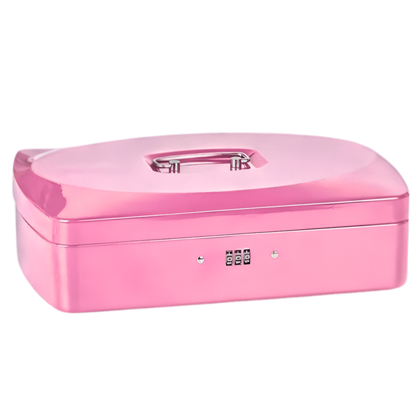 Caja Fuerte Dinero Metálica 25cm X 19cm Combinación Clave
