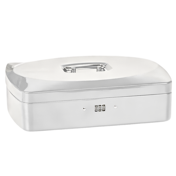 Caja Fuerte Dinero Metálica 25cm X 19cm Combinación Clave