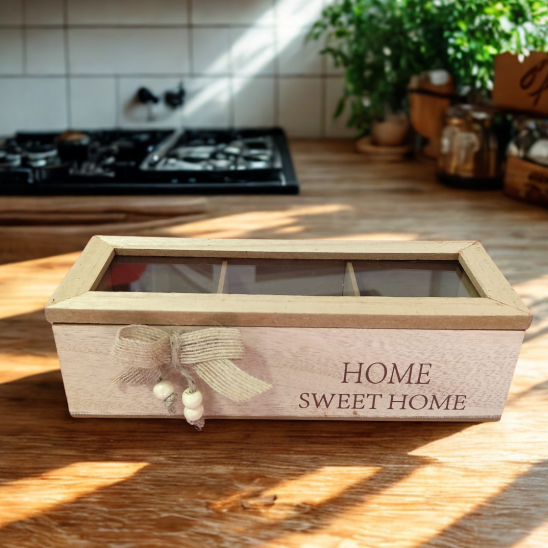 Organizador De Madera Para Bolsas De Té