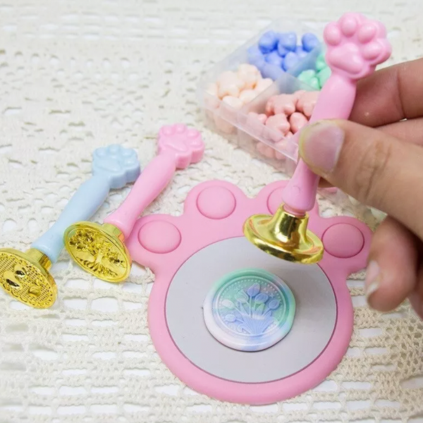 Cera Lacre Para Sellos Timbres Vintage