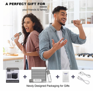 Parlante Bluetooth Karaoke Portátil Screamer Dos Micrófonos