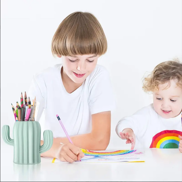 Porta Lápices De Cactus