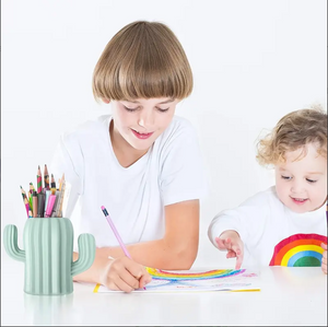 Porta Lápices De Cactus