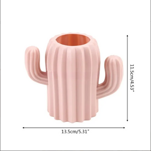 Porta Lápices De Cactus