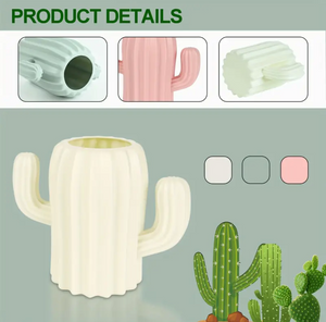 Porta Lápices De Cactus