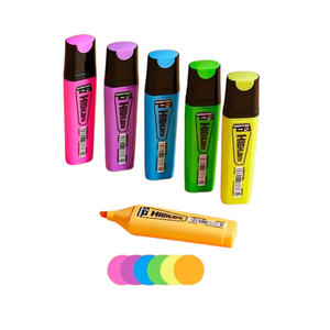Set De 6 Rotuladores Destacadores Con Aromas de Frutas Neón