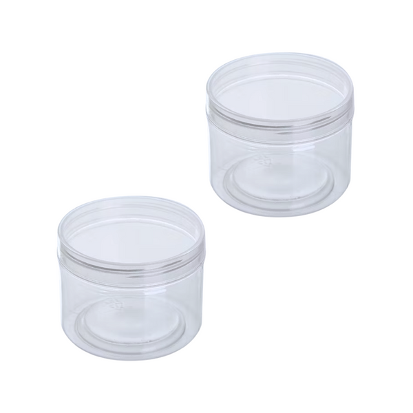Envase Plástico Con Tapa Rosca Contenedor Pack De 2