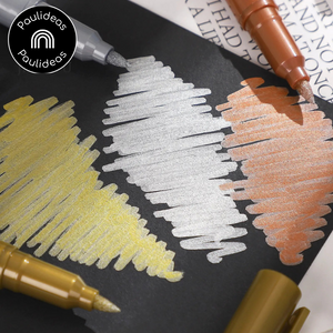 Set 8 Plumones Acrílicos Metalizados