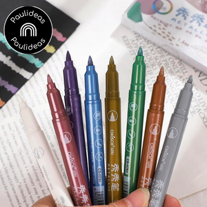 Set 8 Plumones Acrílicos Metalizados