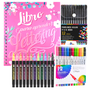 Kit Libro Lettering De 158 Páginas + 3 Set De Plumones