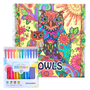 Mandalas Para Colorear 96 Dibujos + Lápices Tiralíneas 12 Colores
