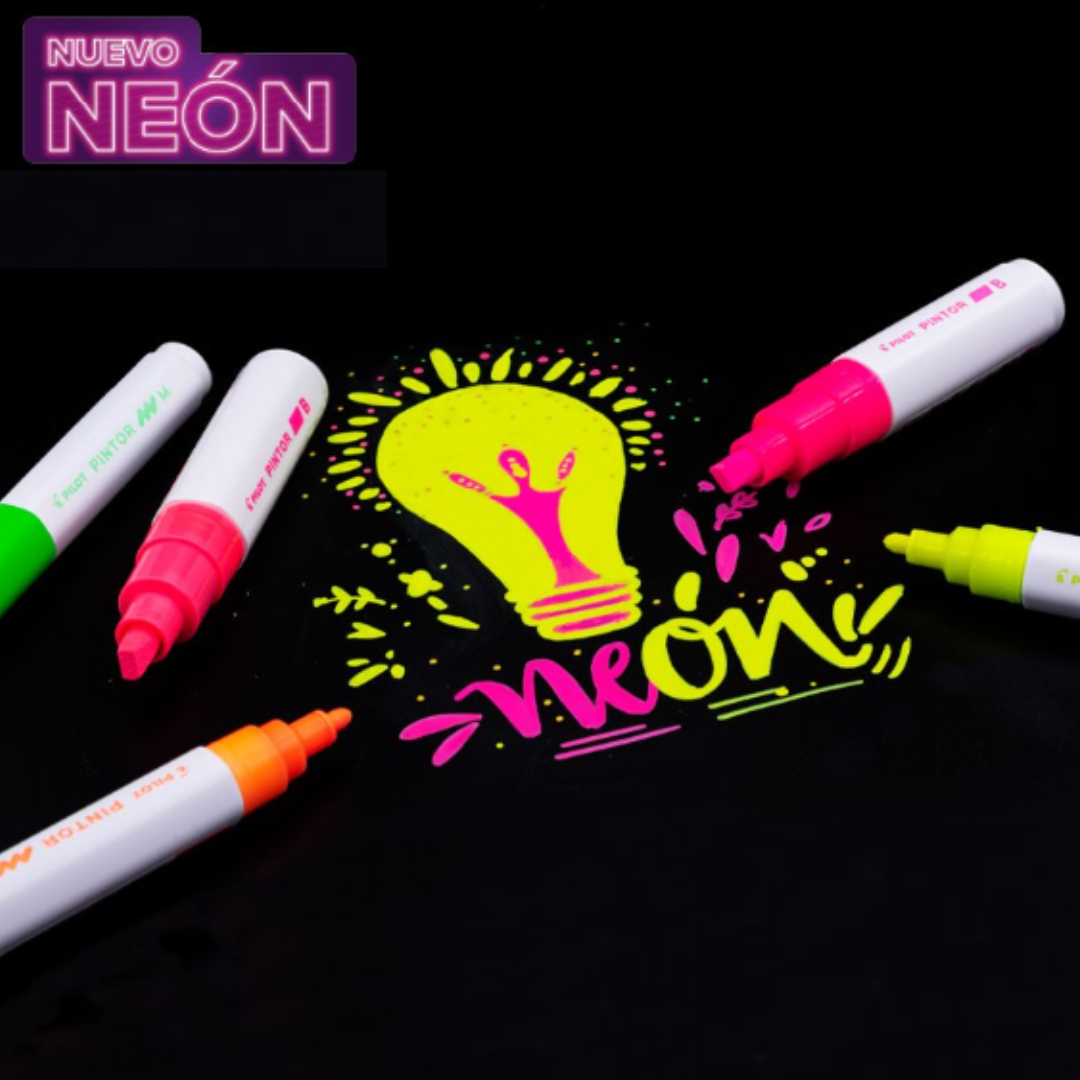 Plumones Acrílicos Marcadores Pintor Pilot Punta 4,5mm 4uni