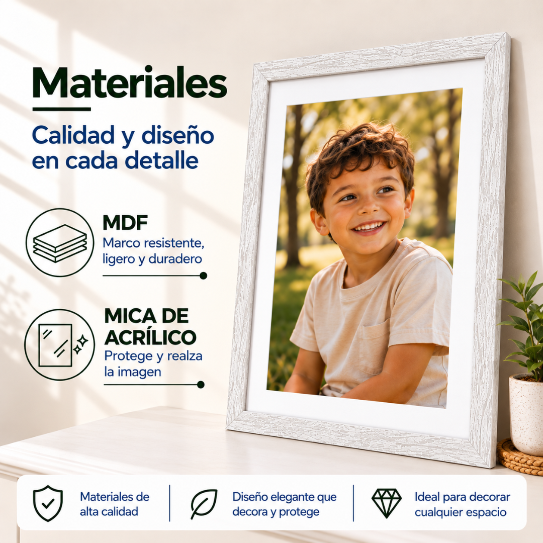 Marco Para Foto 60x90x3 Cm Cuadro Portarretrato