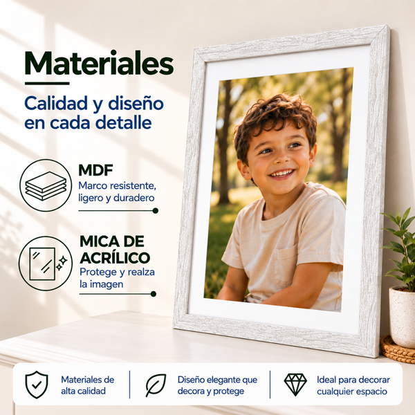 Marco Para Foto 60x90x3 Cm Cuadro Portarretrato