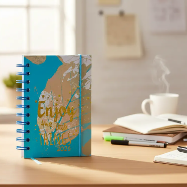 Agenda 2026 Tamaño A6 Diseño Frases Motivacionales