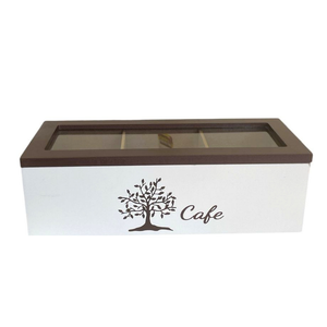 Organizador De Madera Para Bolsas De Té