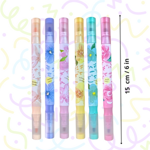 Destacadores Flúor Con Aroma Pack 6 Resaltadores Doble Punta