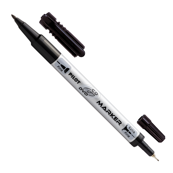 Marcador Doble Punta Permanente Pilot Cd/dvd Marker