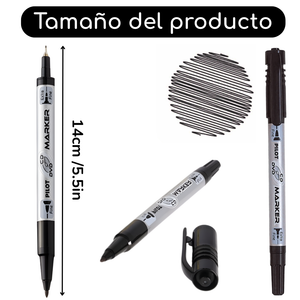 Marcador Doble Punta Permanente Pilot Cd/dvd Marker