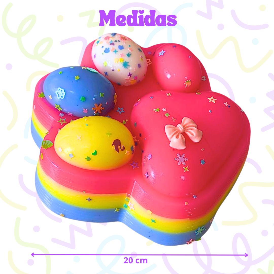 Squishy Patita De Gato Gigante Pegajosa Juguete Antiestrés