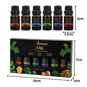 Aceites Aromáticos Para Difusor Pack 6 Fragancias Naturales