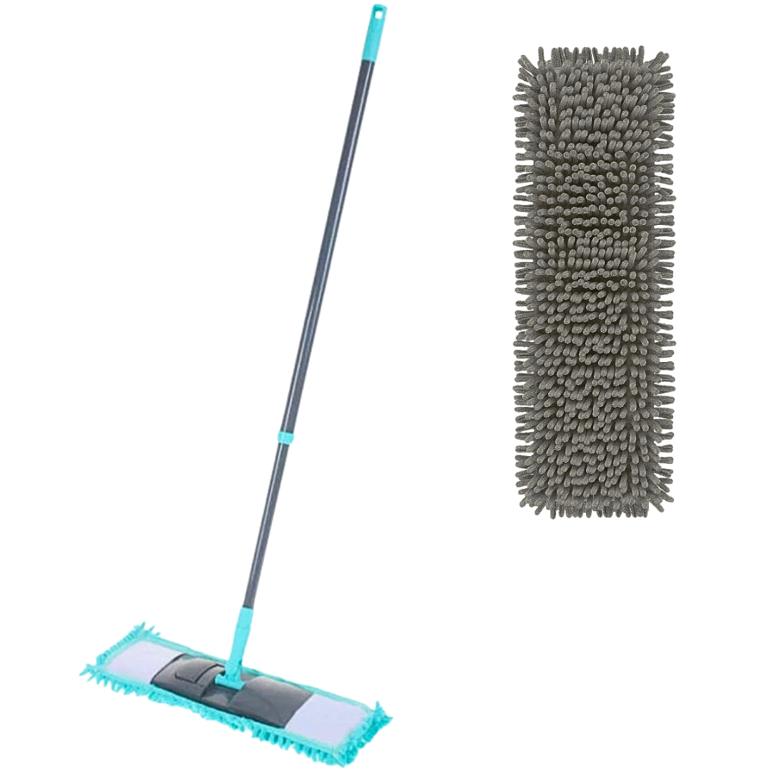 Trapero Microfibra Mango Extensible + 1 Repuesto
